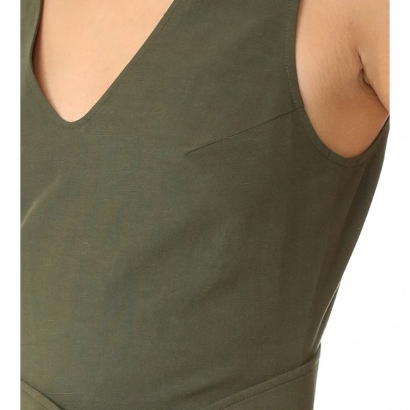 Club Monaco Torela Wrap Jumpsuit in Green Size 0 - Picture 5 of 11
